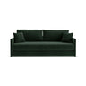 Shannon 3-Sitzer Sofa aus Samt in Flaschengrün (Salvador 7), 209x94x87 cm von Cosmopolitan Design – Bild 1