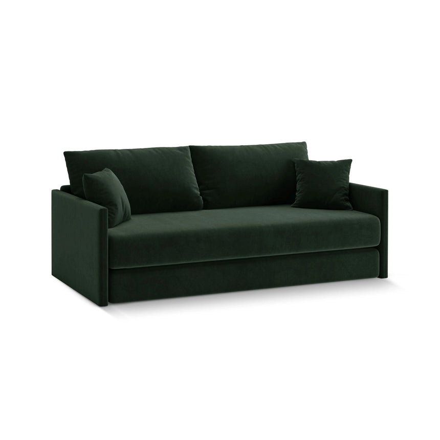 Shannon 3-Sitzer Sofa aus Samt in Flaschengrün (Salvador 7), 209x94x87 cm von Cosmopolitan Design – Bild 3