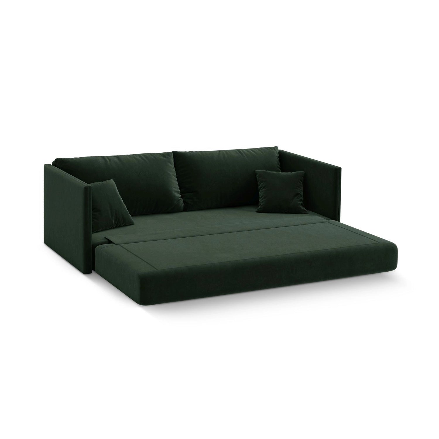 Shannon 3-Sitzer Sofa aus Samt in Flaschengrün (Salvador 7), 209x94x87 cm von Cosmopolitan Design – Bild 4
