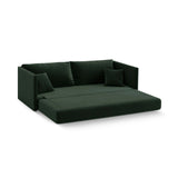 Shannon 3-Sitzer Sofa aus Samt in Flaschengrün (Salvador 7), 209x94x87 cm von Cosmopolitan Design – Bild 4