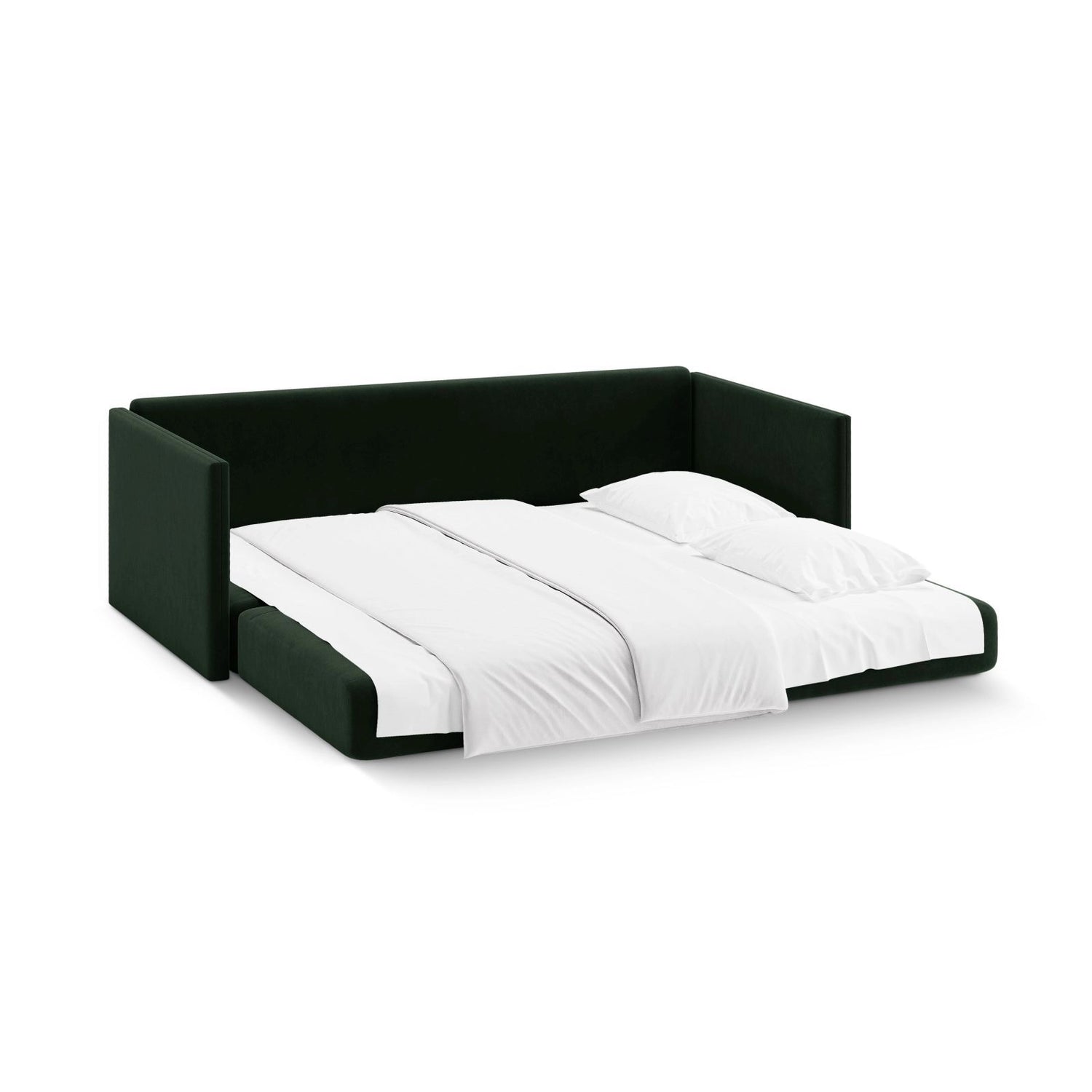 Shannon 3-Sitzer Sofa aus Samt in Flaschengrün (Salvador 7), 209x94x87 cm von Cosmopolitan Design – Bild 5
