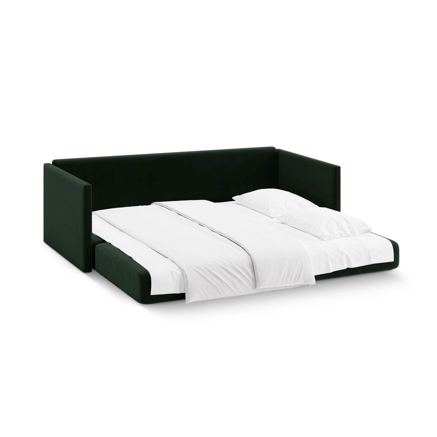 Shannon 3-Sitzer Sofa aus Samt in Flaschengrün (Salvador 7), 209x94x87 cm von Cosmopolitan Design – Bild 5