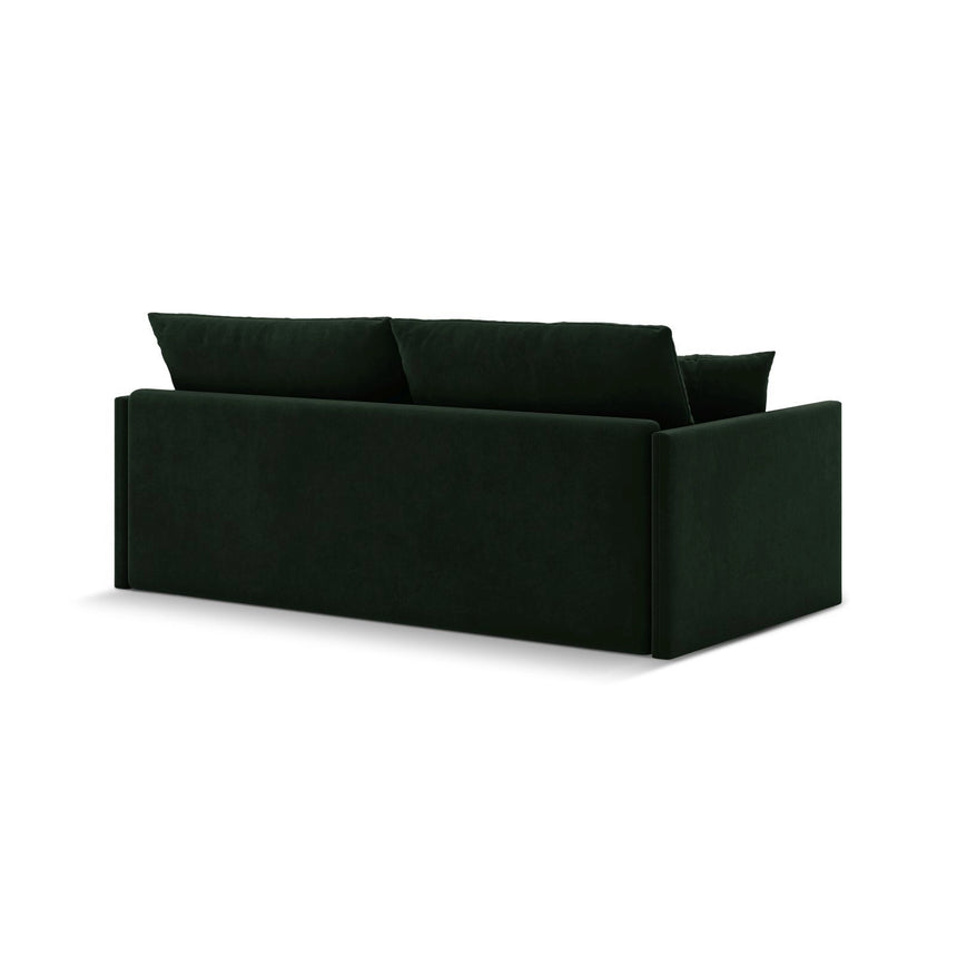 Shannon 3-Sitzer Sofa aus Samt in Flaschengrün (Salvador 7), 209x94x87 cm von Cosmopolitan Design – Bild 6