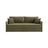 Shannon 3-Sitzer Sofa aus Samt in Grün (Salvador 8), 209x94x87 cm von Cosmopolitan Design – Bild 1