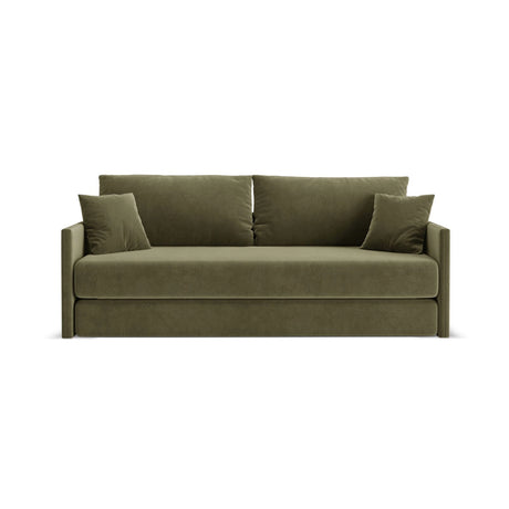 Shannon 3-Sitzer Sofa aus Samt in Grün (Salvador 8), 209x94x87 cm von Cosmopolitan Design – Bild 1