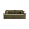 Shannon 3-Sitzer Sofa aus Samt in Grün (Salvador 8), 209x94x87 cm von Cosmopolitan Design – Bild 1