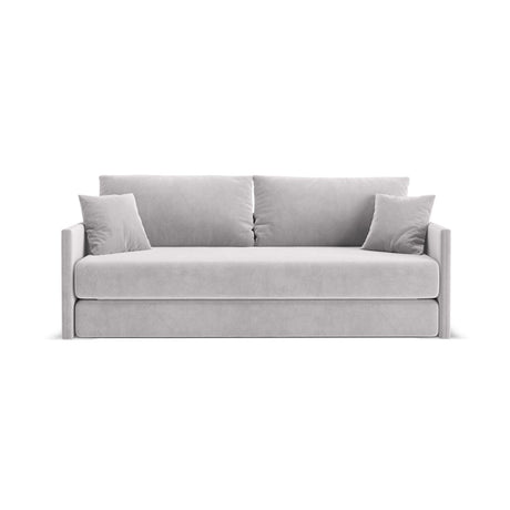 Shannon 3-Sitzer Sofa aus Samt in Hellgrau (Salvador 16), 209x94x87 cm von Cosmopolitan Design – Bild 1