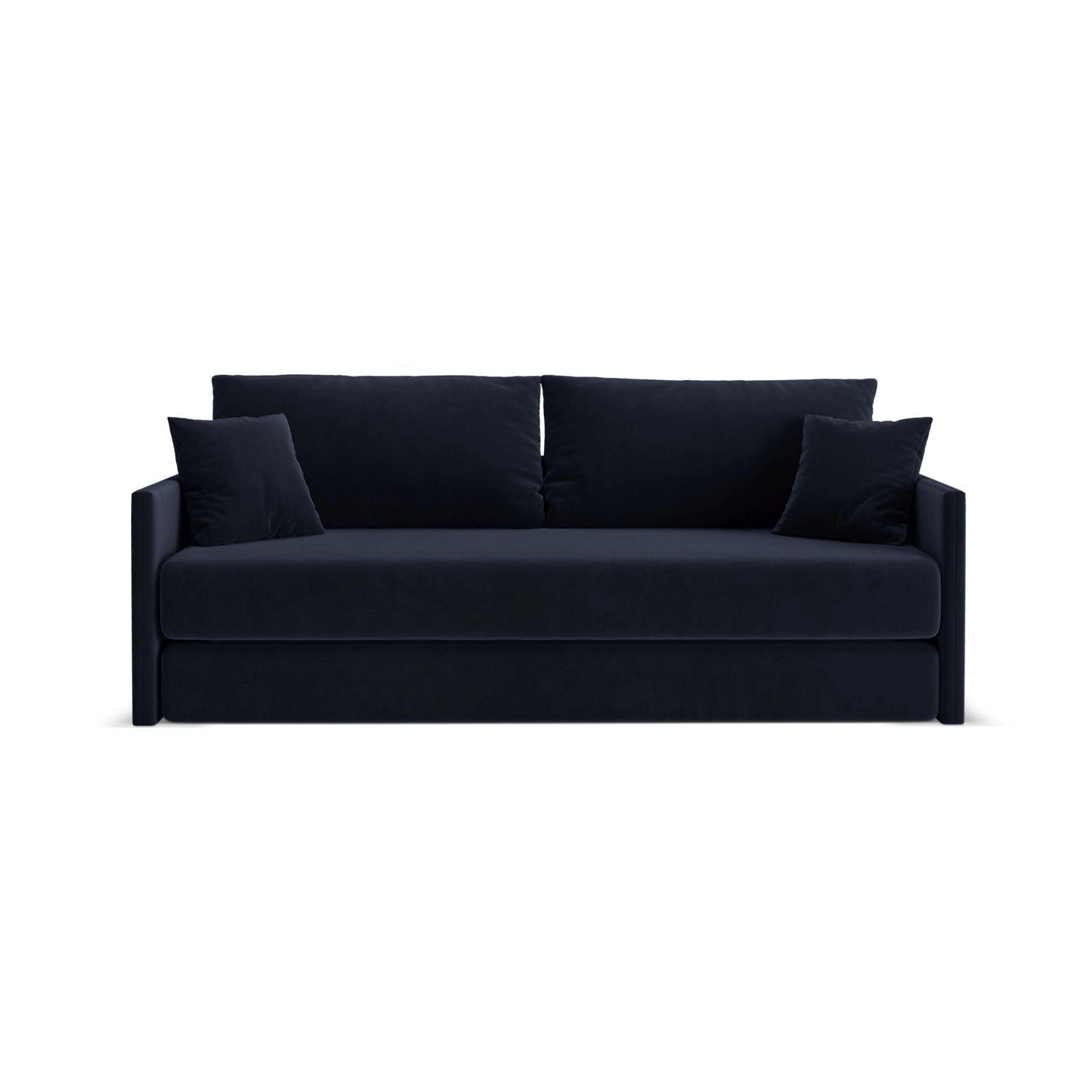 Shannon 3-Sitzer Sofa aus Samt in Königsblau (Salvador 5), 209x94x87 cm von Cosmopolitan Design – Bild 1