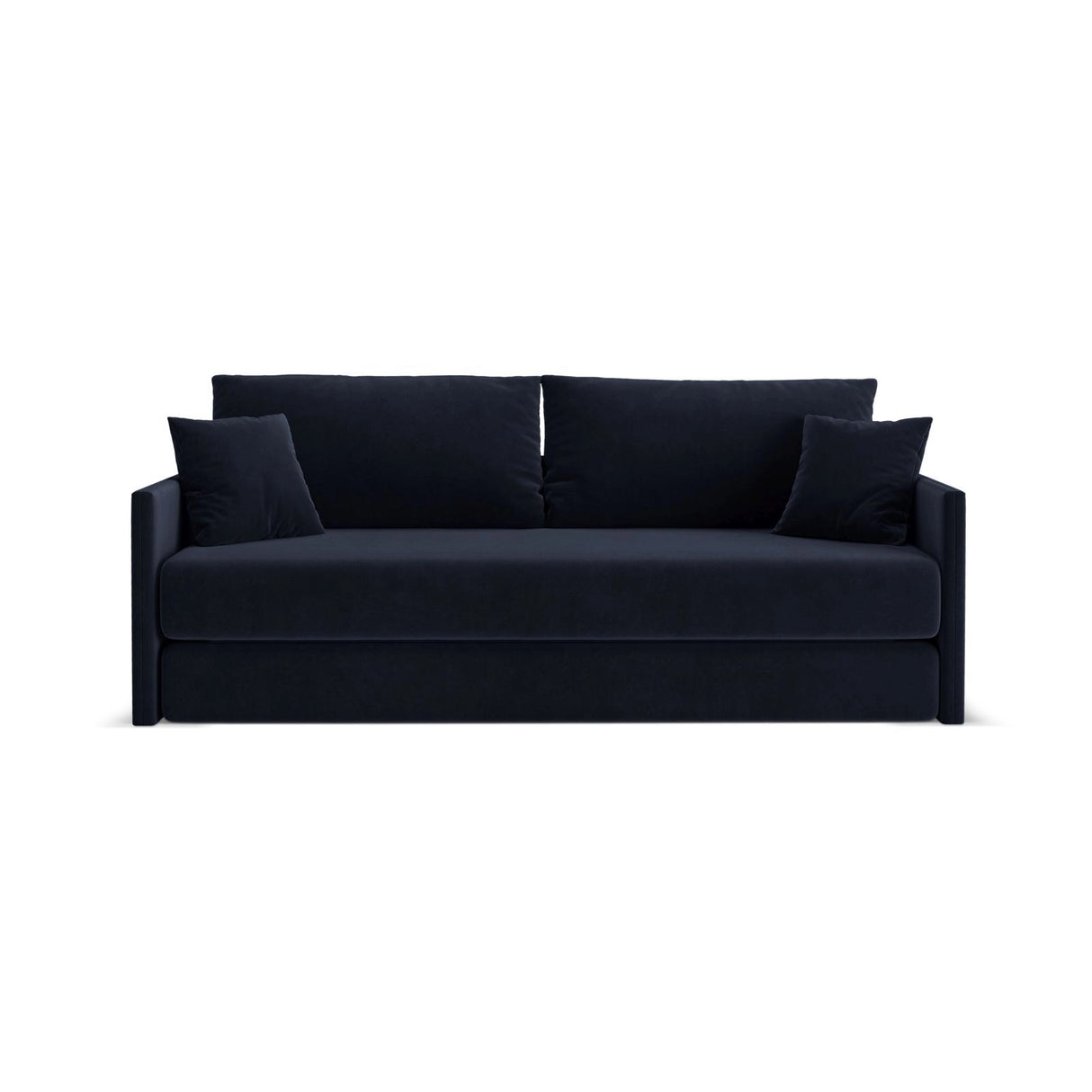 Shannon 3-Sitzer Sofa aus Samt in Königsblau (Salvador 5), 209x94x87 cm von Cosmopolitan Design – Bild 1