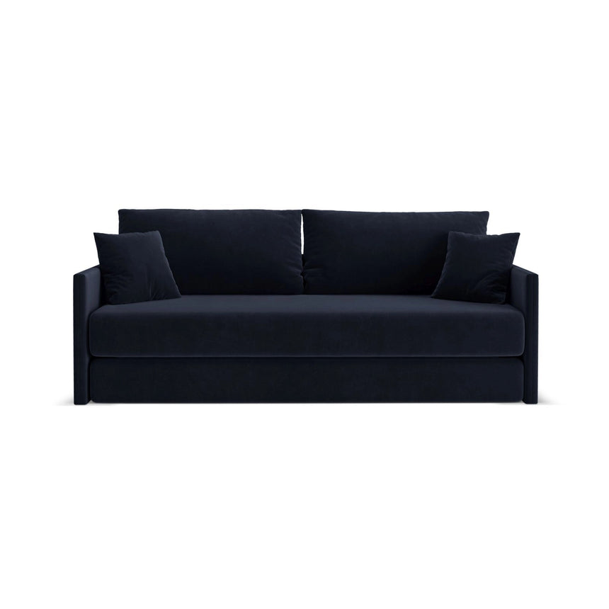 Shannon 3-Sitzer Sofa aus Samt in Königsblau (Salvador 5), 209x94x87 cm von Cosmopolitan Design – Bild 1