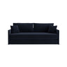 Shannon 3-Sitzer Sofa aus Samt in Königsblau (Salvador 5), 209x94x87 cm von Cosmopolitan Design – Bild 1