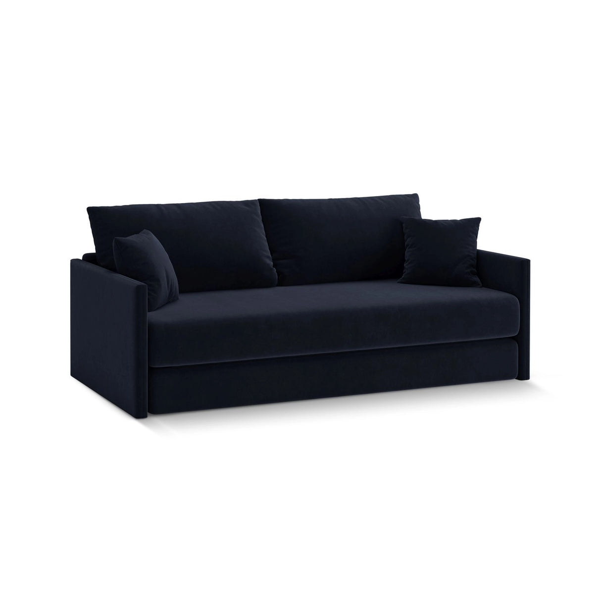 Shannon 3-Sitzer Sofa aus Samt in Königsblau (Salvador 5), 209x94x87 cm von Cosmopolitan Design – Bild 3