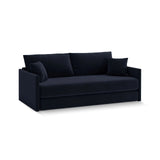 Shannon 3-Sitzer Sofa aus Samt in Königsblau (Salvador 5), 209x94x87 cm von Cosmopolitan Design – Bild 3