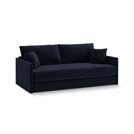 Shannon 3-Sitzer Sofa aus Samt in Königsblau (Salvador 5), 209x94x87 cm von Cosmopolitan Design – Bild 3
