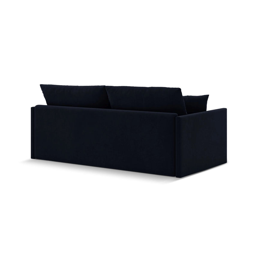Shannon 3-Sitzer Sofa aus Samt in Königsblau (Salvador 5), 209x94x87 cm von Cosmopolitan Design – Bild 6
