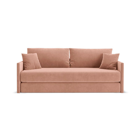 Shannon 3-Sitzer Sofa aus Samt in Rosa (Salvador 11), 209x94x87 cm von Cosmopolitan Design – Bild 1