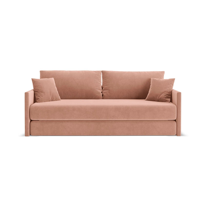 Shannon 3-Sitzer Sofa aus Samt in Rosa (Salvador 11), 209x94x87 cm von Cosmopolitan Design – Bild 1