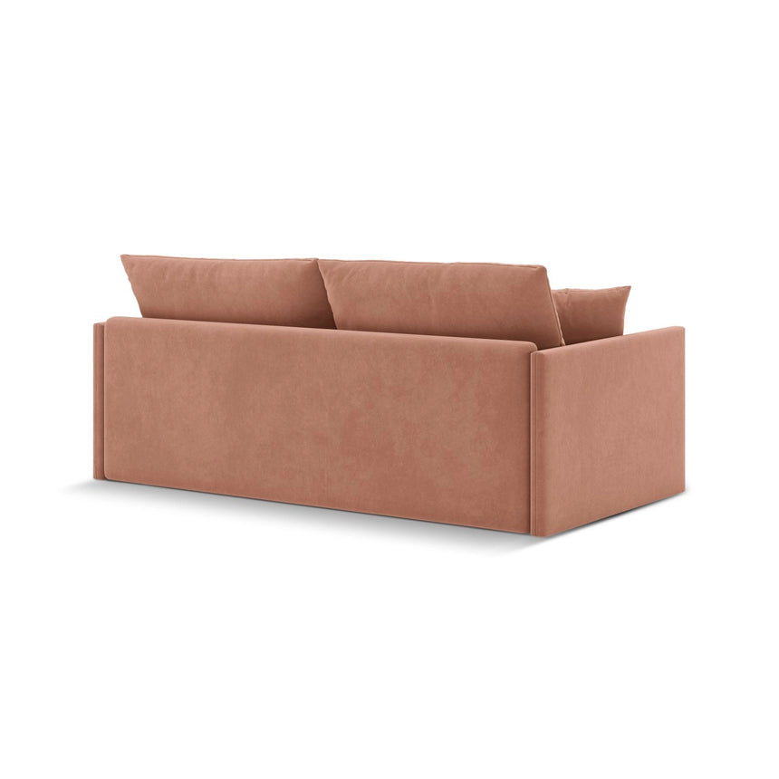 Shannon 3-Sitzer Sofa aus Samt in Rosa (Salvador 11), 209x94x87 cm von Cosmopolitan Design – Bild 6