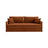 Shannon 3-Sitzer Sofa aus Samt in Terrakotta (Salvador 14), 209x94x87 cm von Cosmopolitan Design – Bild 1