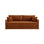 Shannon 3-Sitzer Sofa aus Samt in Terrakotta (Salvador 14), 209x94x87 cm von Cosmopolitan Design – Bild 1