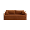 Shannon 3-Sitzer Sofa aus Samt in Terrakotta (Salvador 14), 209x94x87 cm von Cosmopolitan Design – Bild 1