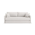 Shannon 3-Sitzer Sofa aus Samt oder Strukturstoff, 209x94x87 cm von Cosmopolitan Design – Bild 1