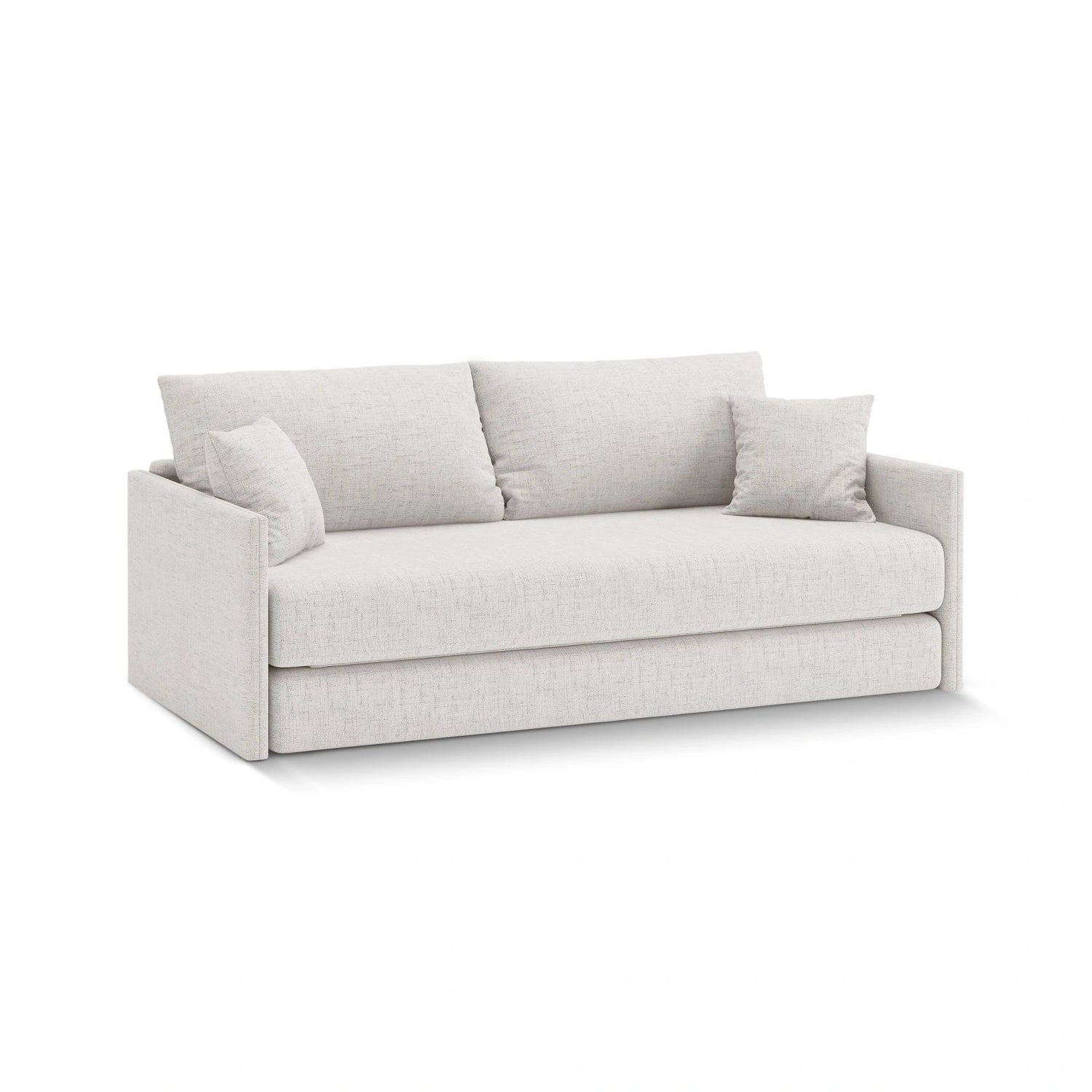 Shannon 3-Sitzer Sofa aus Samt oder Strukturstoff, 209x94x87 cm von Cosmopolitan Design – Bild 3
