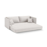 Shannon 3-Sitzer Sofa aus Samt oder Strukturstoff, 209x94x87 cm von Cosmopolitan Design – Bild 4