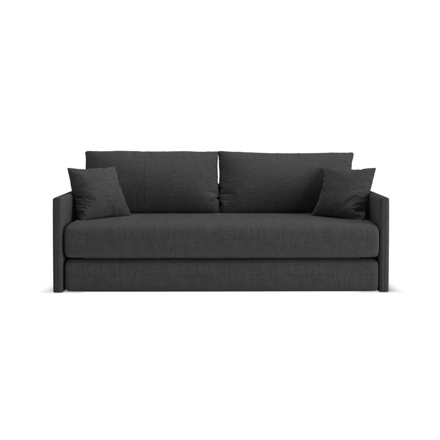 Shannon 3-Sitzer Sofa aus Strukturierter Stoff in Anthrazit (Moly 97), 209x94x87 cm von Cosmopolitan Design – Bild 1