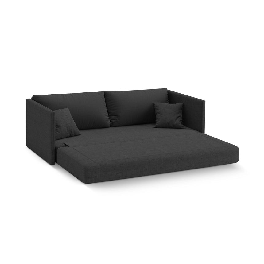 Shannon 3-Sitzer Sofa aus Strukturierter Stoff in Anthrazit (Moly 97), 209x94x87 cm von Cosmopolitan Design – Bild 4