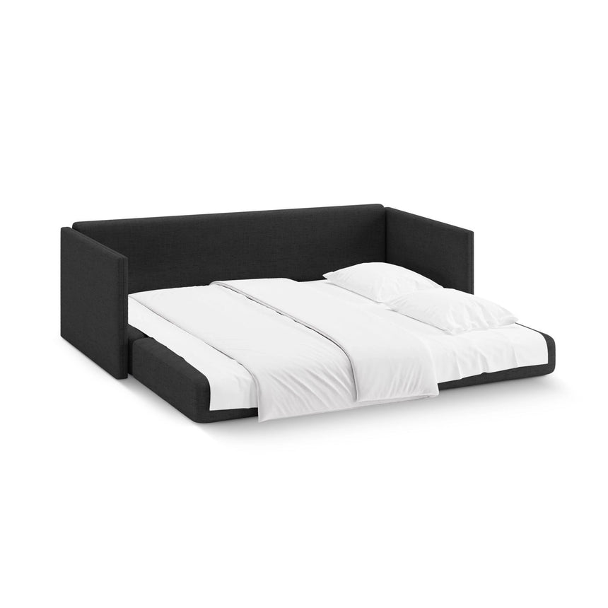 Shannon 3-Sitzer Sofa aus Strukturierter Stoff in Anthrazit (Moly 97), 209x94x87 cm von Cosmopolitan Design – Bild 5