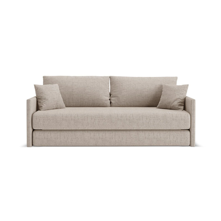 Shannon 3-Sitzer Sofa aus Strukturierter Stoff in Cappuccino (Moly 11), 209x94x87 cm von Cosmopolitan Design – Bild 1