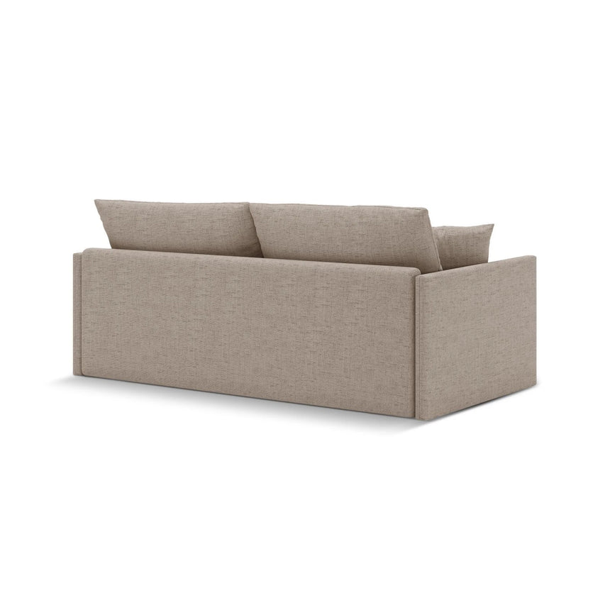 Shannon 3-Sitzer Sofa aus Strukturierter Stoff in Cappuccino (Moly 11), 209x94x87 cm von Cosmopolitan Design – Bild 6