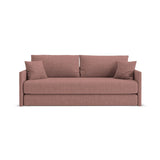 Shannon 3-Sitzer Sofa aus Strukturierter Stoff in Dunkelrosa (Moly 63), 209x94x87 cm von Cosmopolitan Design – Bild 1