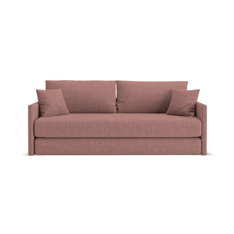 Shannon 3-Sitzer Sofa aus Strukturierter Stoff in Dunkelrosa (Moly 63), 209x94x87 cm von Cosmopolitan Design – Bild 1