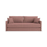 Shannon 3-Sitzer Sofa aus Strukturierter Stoff in Dunkelrosa (Moly 63), 209x94x87 cm von Cosmopolitan Design – Bild 1