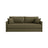 Shannon 3-Sitzer Sofa aus Strukturierter Stoff in Grün (Moly 38), 209x94x87 cm von Cosmopolitan Design – Bild 1
