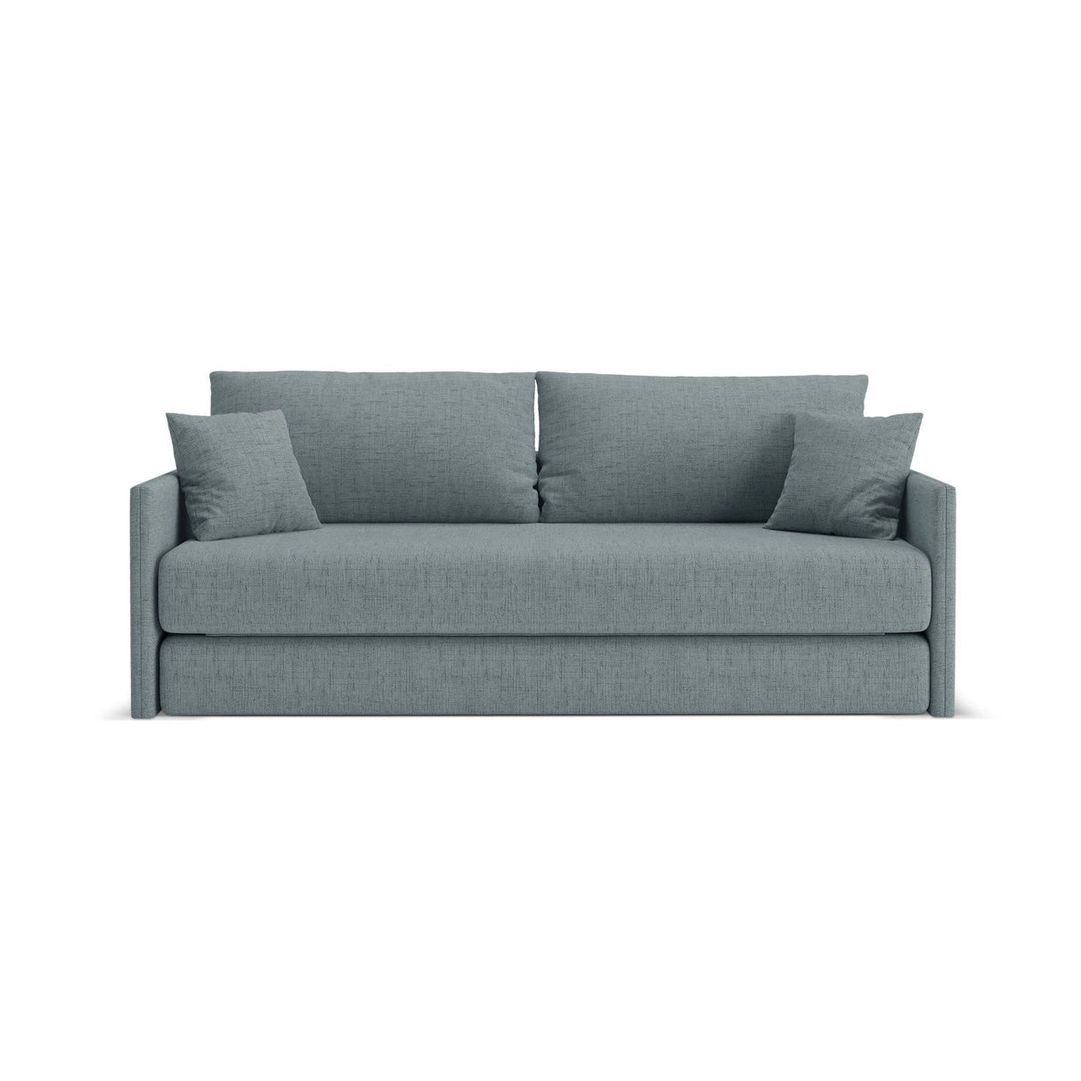 Shannon 3-Sitzer Sofa aus Strukturierter Stoff in Hellblau (Moly 74), 209x94x87 cm von Cosmopolitan Design – Bild 1