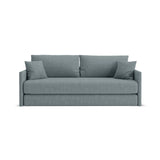 Shannon 3-Sitzer Sofa aus Strukturierter Stoff in Hellblau (Moly 74), 209x94x87 cm von Cosmopolitan Design – Bild 1
