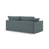 Shannon 3-Sitzer Sofa aus Strukturierter Stoff in Hellblau (Moly 74), 209x94x87 cm von Cosmopolitan Design – Bild 6