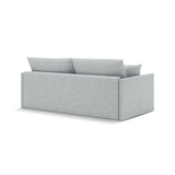 Shannon 3-Sitzer Sofa aus Strukturierter Stoff in Hellgrau (Moly 70), 209x94x87 cm von Cosmopolitan Design – Bild 6