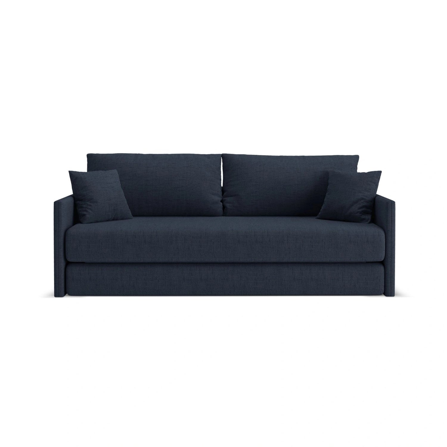 Shannon 3-Sitzer Sofa aus Strukturierter Stoff in Königsblau (Moly 79), 209x94x87 cm von Cosmopolitan Design – Bild 1