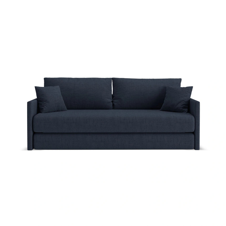 Shannon 3-Sitzer Sofa aus Strukturierter Stoff in Königsblau (Moly 79), 209x94x87 cm von Cosmopolitan Design – Bild 1