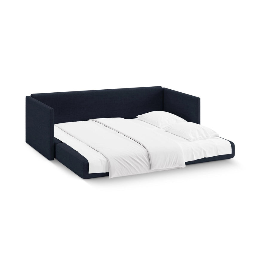 Shannon 3-Sitzer Sofa aus Strukturierter Stoff in Königsblau (Moly 79), 209x94x87 cm von Cosmopolitan Design – Bild 5