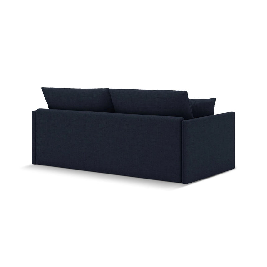 Shannon 3-Sitzer Sofa aus Strukturierter Stoff in Königsblau (Moly 79), 209x94x87 cm von Cosmopolitan Design – Bild 6