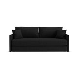 Shannon 3-Sitzer Sofa aus Strukturierter Stoff in Schwarz (Moly 99), 209x94x87 cm von Cosmopolitan Design – Bild 1
