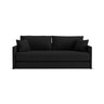 Shannon 3-Sitzer Sofa aus Strukturierter Stoff in Schwarz (Moly 99), 209x94x87 cm von Cosmopolitan Design – Bild 1
