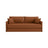 Shannon 3-Sitzer Sofa aus Strukturierter Stoff in Ziegelstein (Moly 54), 209x94x87 cm von Cosmopolitan Design – Bild 1
