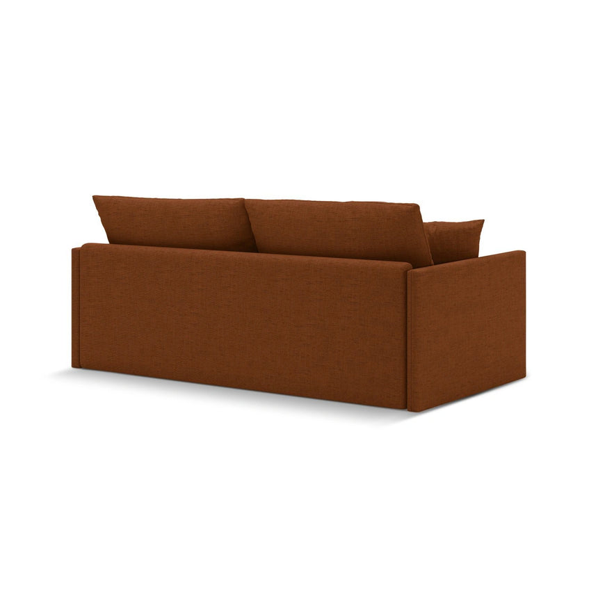 Shannon 3-Sitzer Sofa aus Strukturierter Stoff in Ziegelstein (Moly 54), 209x94x87 cm von Cosmopolitan Design – Bild 6