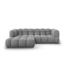 Sky 3-Sitzer Ecksofa, Linke Seite, aus Samt, 244x162x70 cm von Cosmopolitan Design – Bild 1